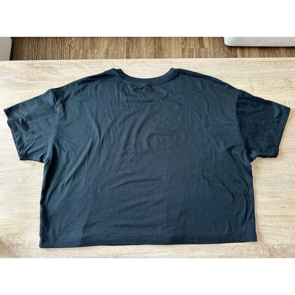 Vuori Energy Tee in Black Heather Size XL Cropped Boxy Soft Jersey - Picture 7 of 7